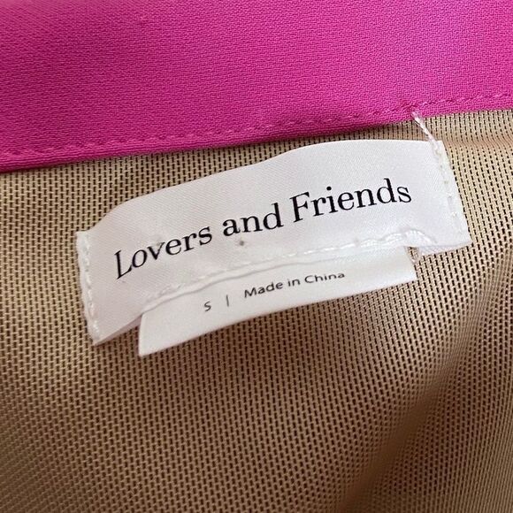 Lovers And Friends Sabrina Maxi Pink Dress Gown Size - Picture 9 of 10
